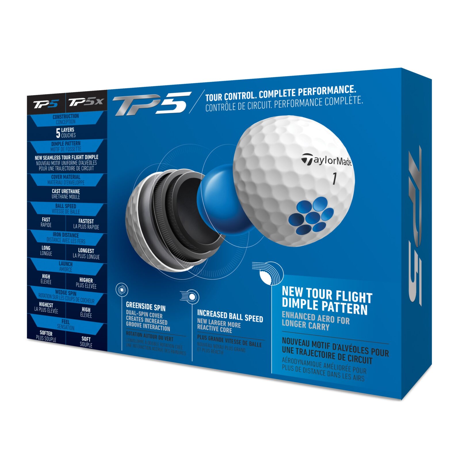 TP5 Golf Balls - TaylorMade Golf
