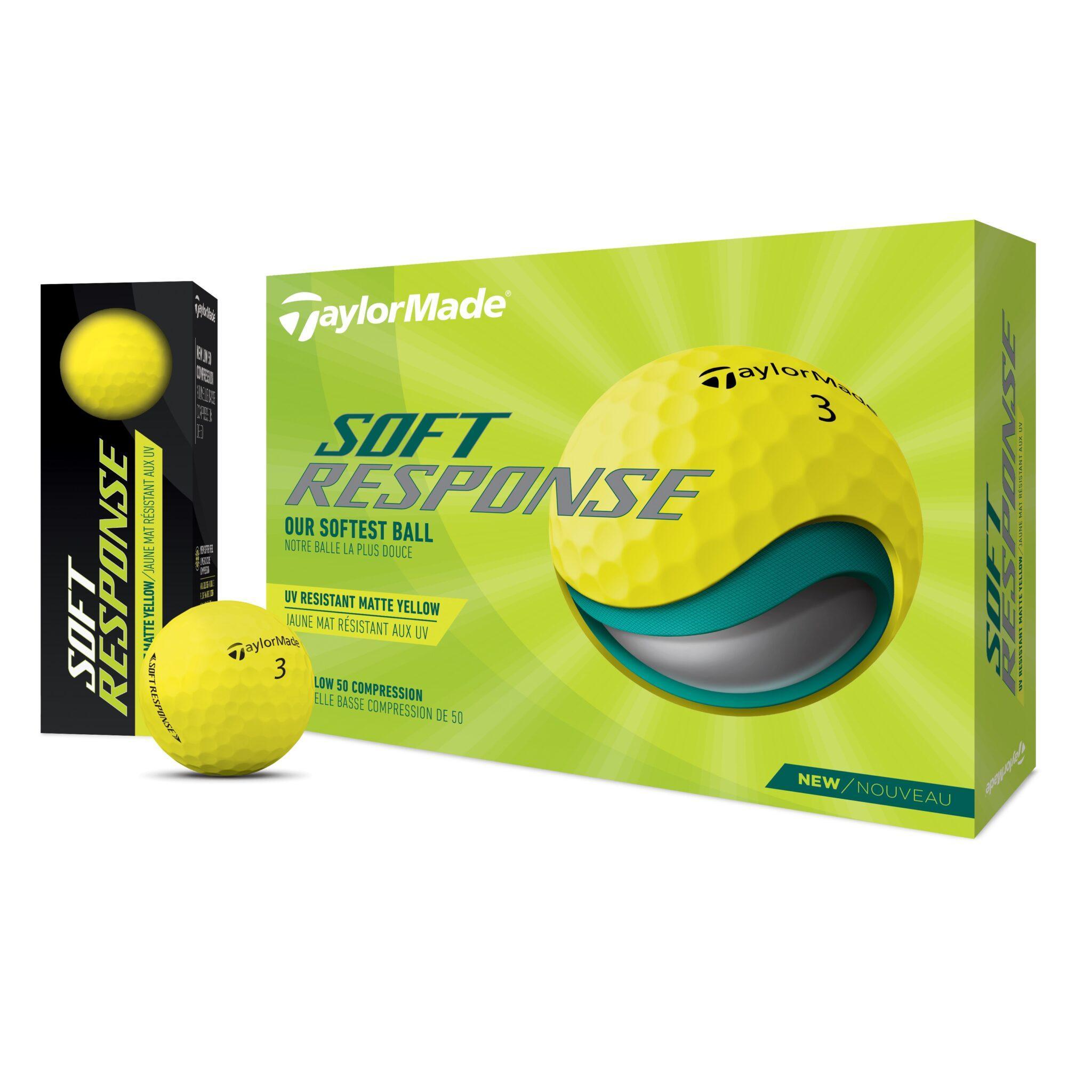 Soft Response Yellow Golf Ball TaylorMade Golf
